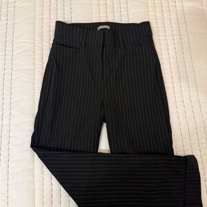 Maurices Charcoal Pinstripe Dress Pants